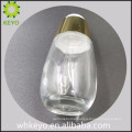 30ml luxury clear colored empty essential oil foundation cosmetic packing glass dropper bottle with press dropper